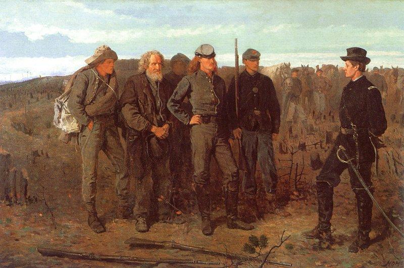 Winslow Homer Prisoners From the Front China oil painting art